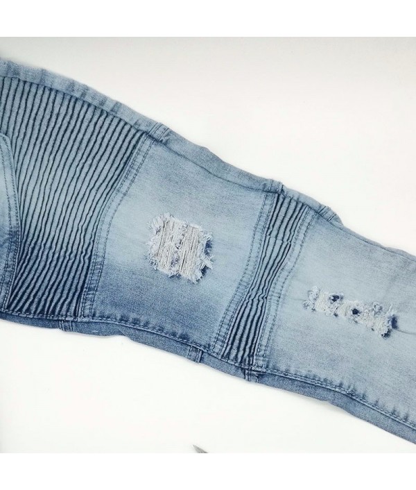 Hip-Hop Men Jeans Casual Denim Distressed Men's Slim Jeans Pants Skinny Rock Ripped Jeans Hip-Hop Men Jeans Casual Denim Distressed Men's Slim Jeans Pants Skinny Rock Ripped Jeans